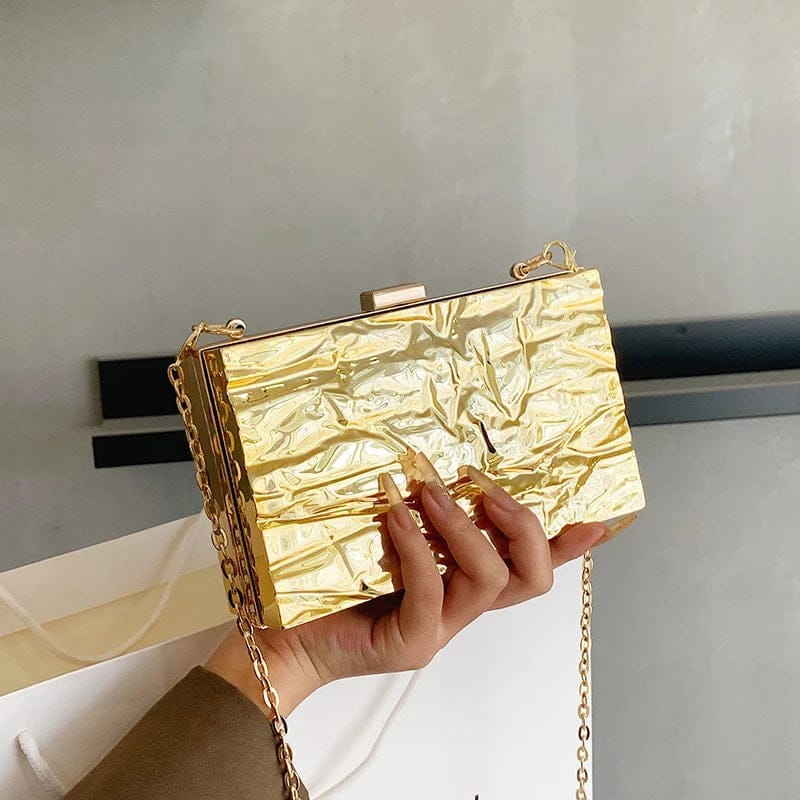 Fashion Designer Acrylic Handbag Women Chain Shoulder Crossbody Purse Luxury Clutch Bag Evening Bags