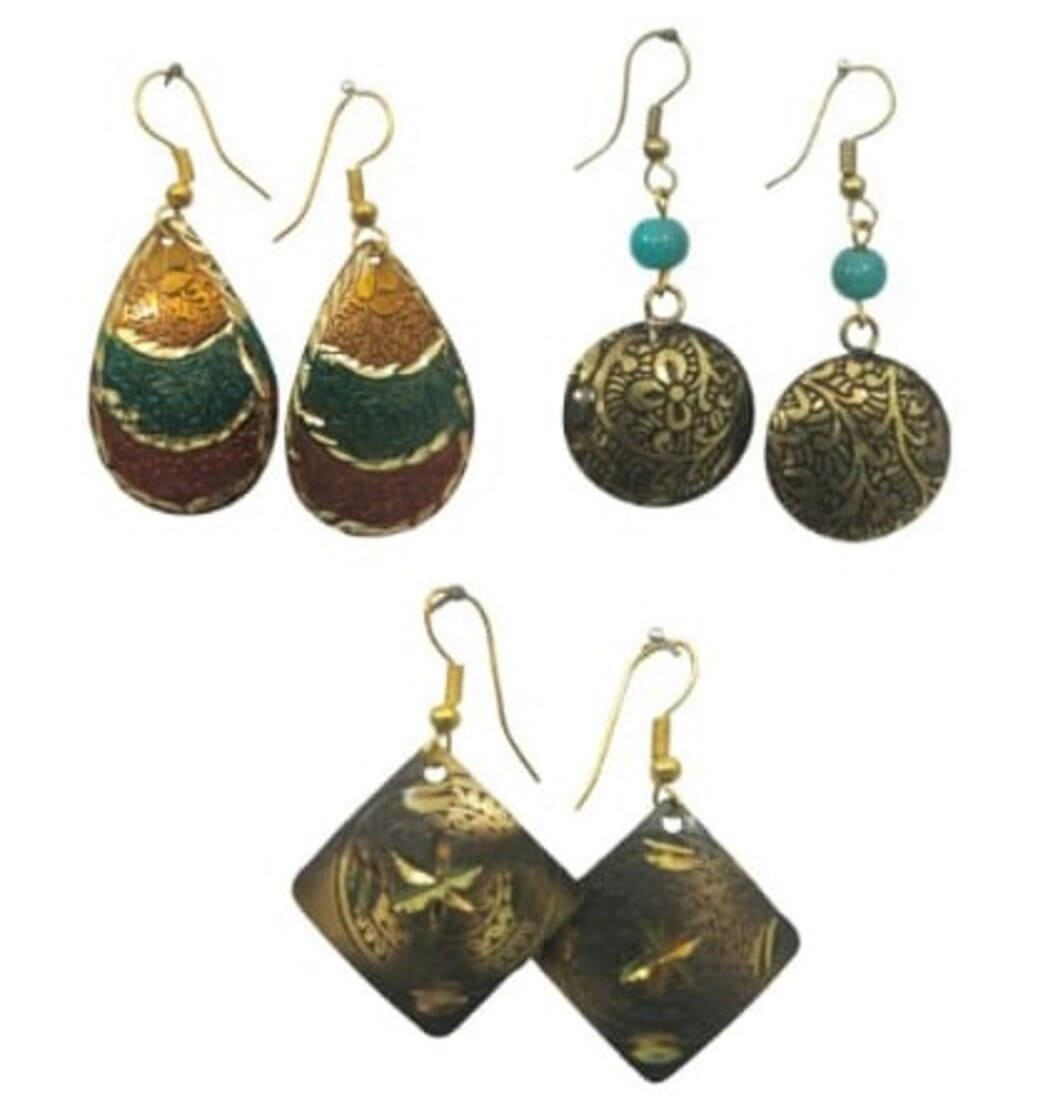 MRS RIGHT DESIGNER ALLOY MULTICOLOR EARRINGS FOR WOMEN AND GIRLS