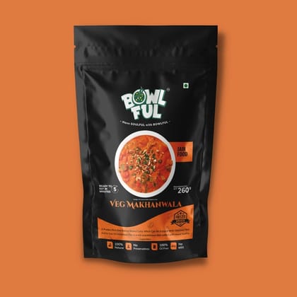 Bowlful Veg Makhanwala Jain - Jain Rich Mixed Veg Curry with Butter & Cream