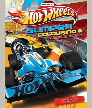 Hot Wheels Bumper Colouring & Puzzle Book