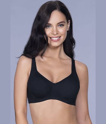 Amante Cotton Non Padded Women's Everyday Bra ( Black )