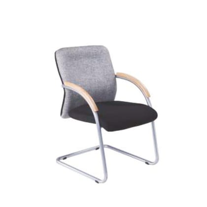 Evergreen - Seat & Back In Fabric, With Adjustable Handle, Cantilever Base In SS (CS-F01-V)