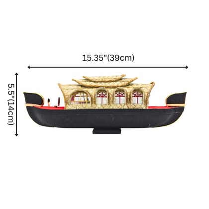Kerala House Boat Miniature - Medium