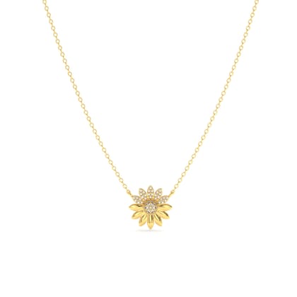 Bloom Necklace-18k Gold Plated