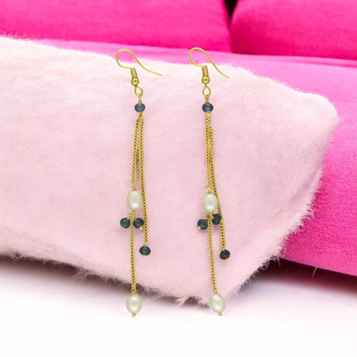 Sri Jagdamba Pearls Elinor Pearl Earrings For Women Girls