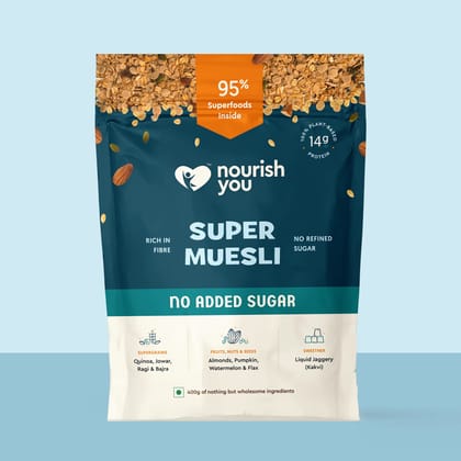 nourish you Super Muesli - No Added Sugar nourish you Super Muesli - No Added Sugar