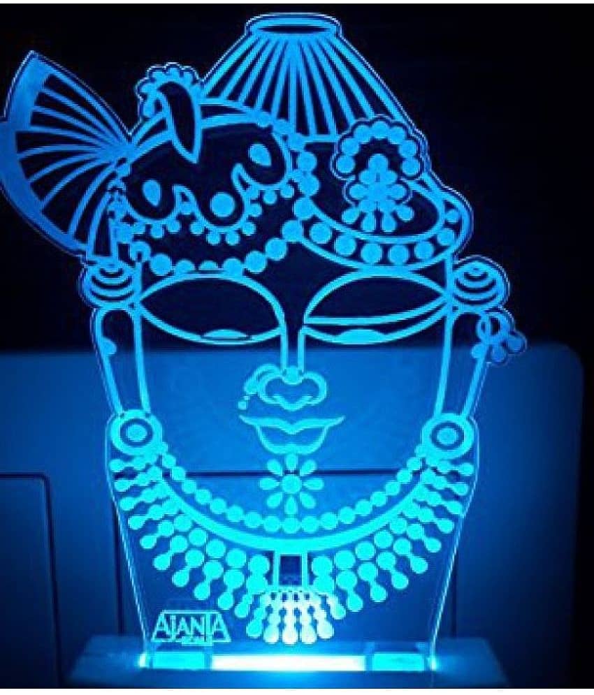 SUPERAJANTA MUKHARVIND  SHREENATHJI 2066 Night Lamp Multi - Pack of 1