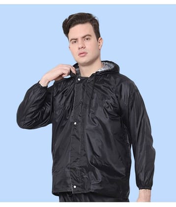 PP Kurtis Black Polyester Men's Raincoat ( Pack of 1 )