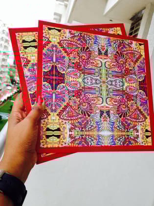 Spring-Fiesta Square Table Mats