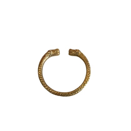 Gold Plated Brass Bangle Cuff Kada for Men (3589)