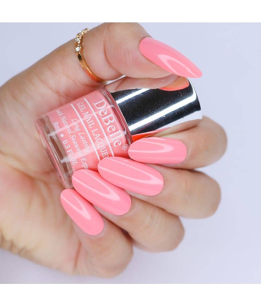 DeBelle Pink Rose Glossy Nail Polish 8 ( Pack of 1 )