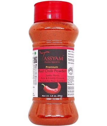 Tassyam - 80 gm Laal Mirch (Red Chili) (Pack of 1)