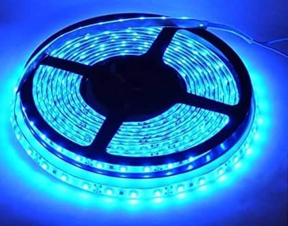 Adhesive LED Strip 2835 Flexible Cove Light (Blue) with Driver | Set of 1 Pcs.
