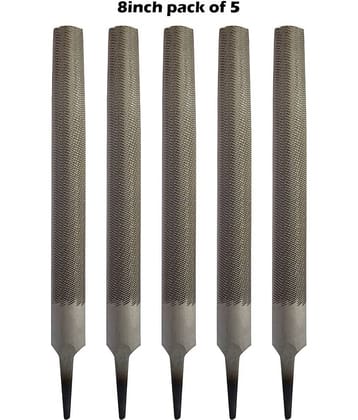 Half Round Engineer's File Tool 8Inch (200mm) (Pack Of 5) File & Rasp Half Round