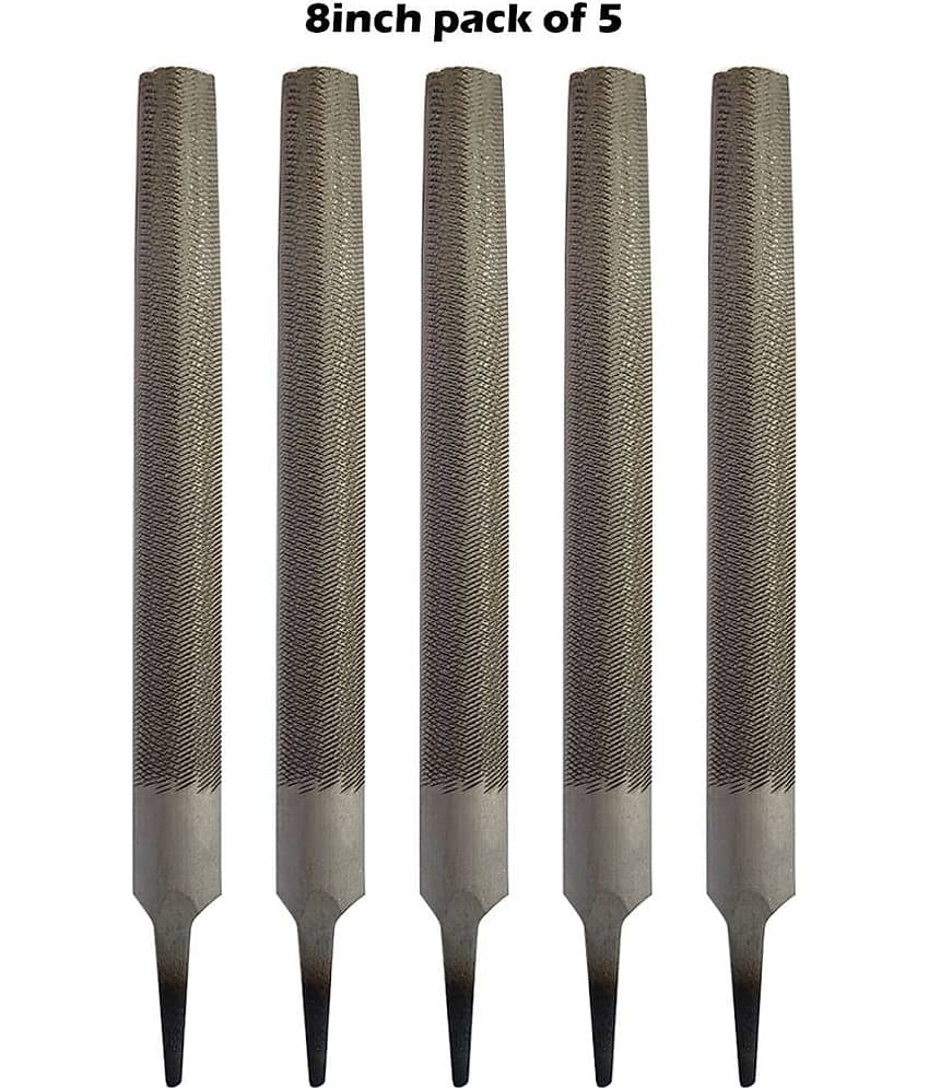 Half Round Engineer's File Tool 8Inch (200mm) (Pack Of 5) File & Rasp Half Round