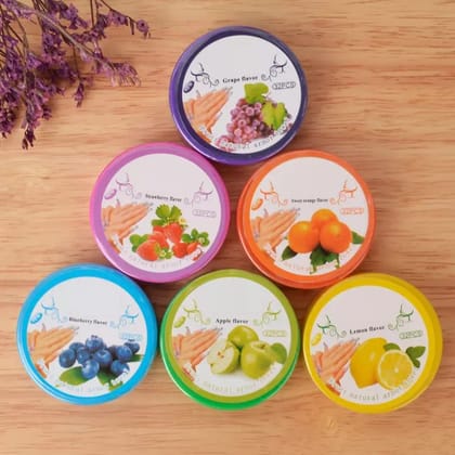 Elecsera Set Of 6 Pcs Nail Paint Remover Pads Nail Polish Remover Wipes Round Tissue