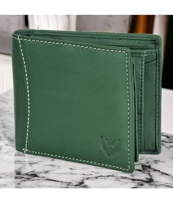 Lorenz Brown 100% Leather Men's RFID Wallet ( Pack of 1 )