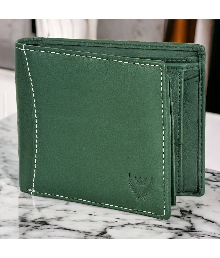 Lorenz Brown 100% Leather Men's RFID Wallet ( Pack of 1 )