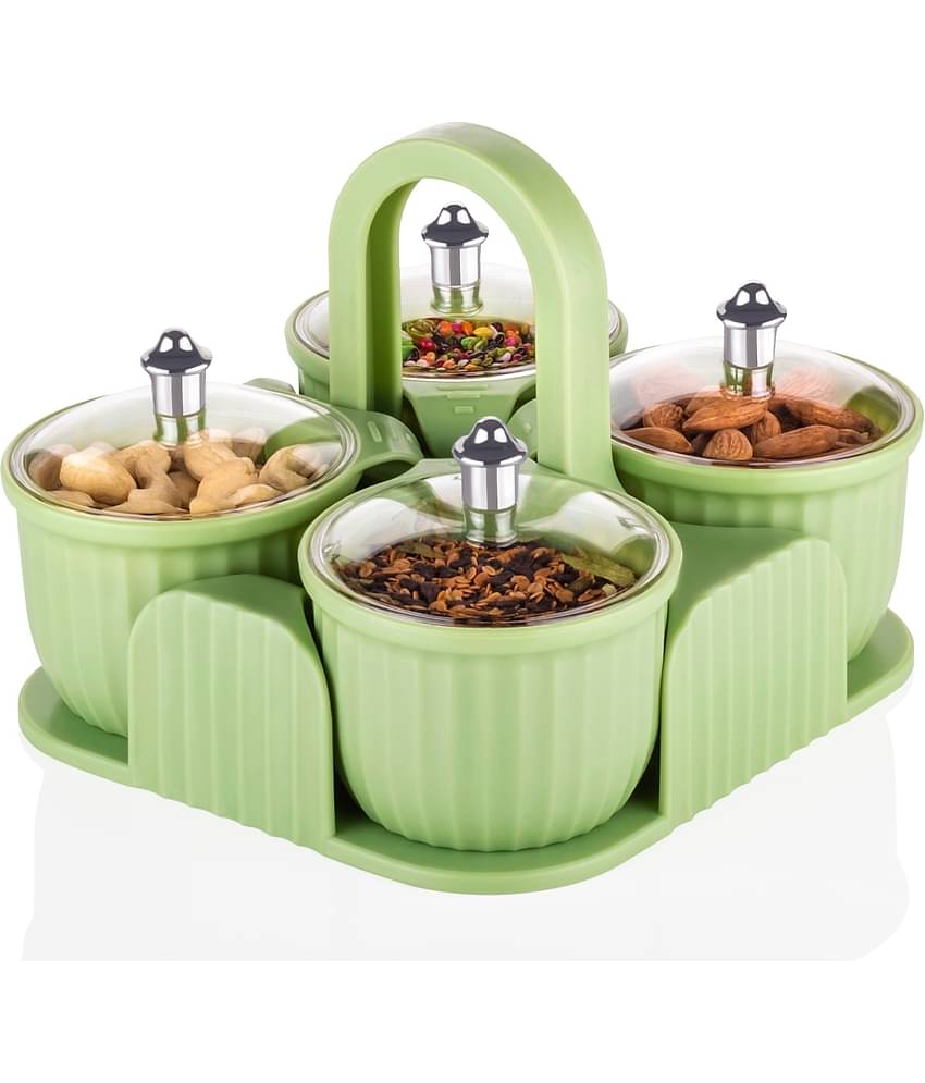 Analog kitchenware Dry Fruit/Masala/Dal Plastic Pink Pickle Container ( Set of 1 )