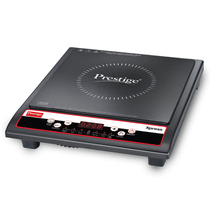 Prestige Xpress 1200W Induction Cooktop with Ceramic Plates, Black Prestige Xpress 1200W Induction Cooktop with Ceramic Plates, Black - Black / Medium