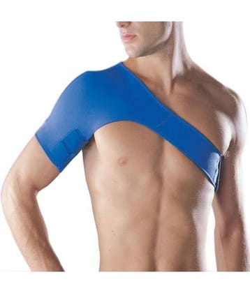 Medtrix Shoulder Support Compression Neoprene Blue (Right) Free Size