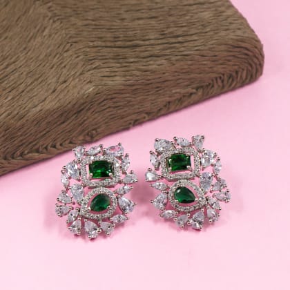 Spring Regina Zircon Stud Earrings