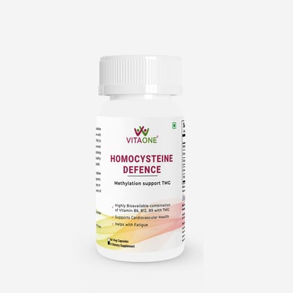 Vitaone Homocysteine Defence I 60 Veg Capulse Vitaone Homocysteine Defence I 60 Veg Capulse