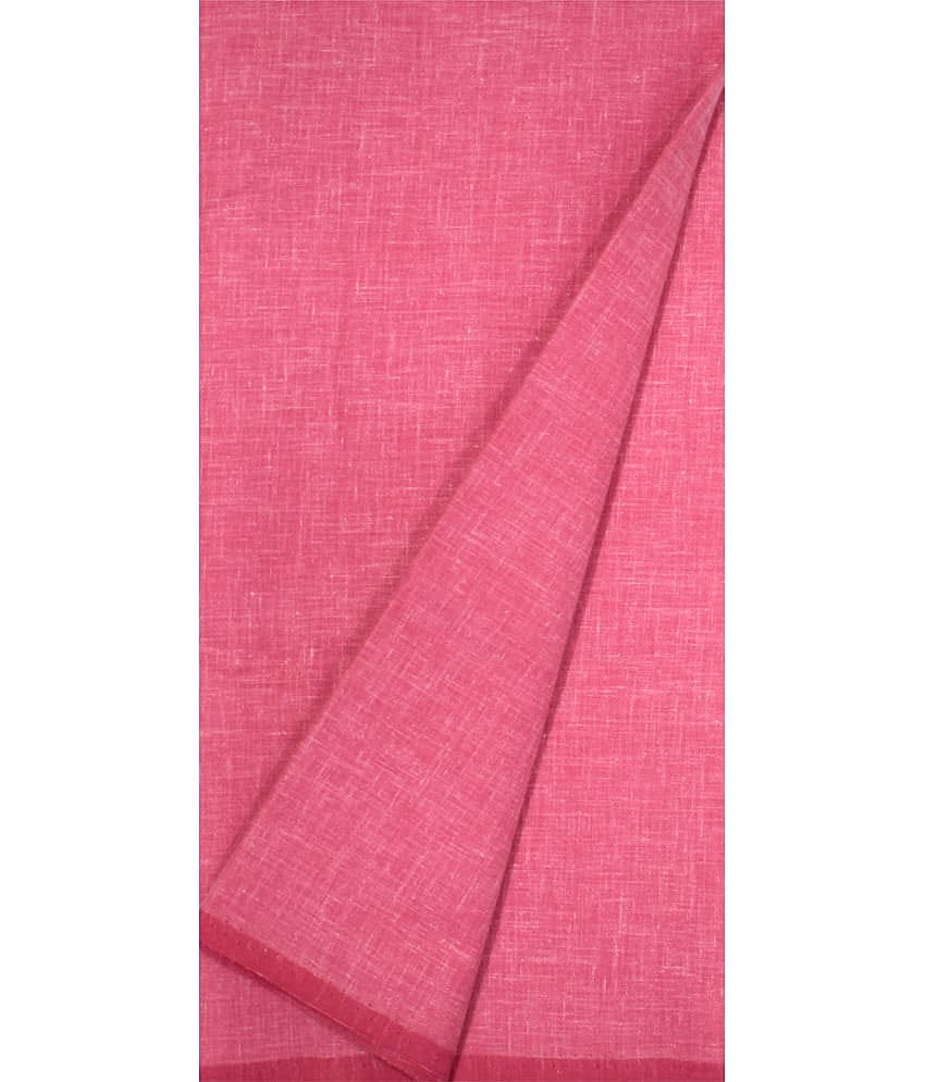 KUNDAN SULZ GWALIOR - Pink Cotton Blend Men's Unstitched Shirt Piece ( Pack of 1 )