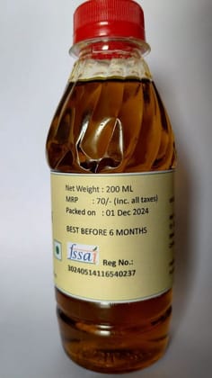 Mustard Oil (Kachi Ghani) - 200 mL