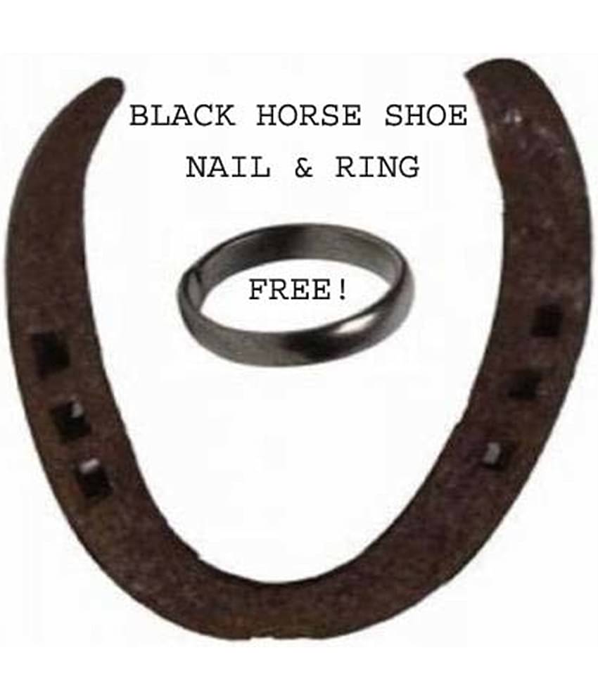 Shri Astha Vinayak Iron Horse Shoe Ring
