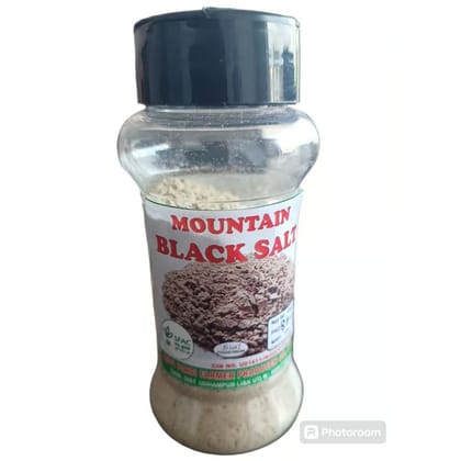 Mountain Black Salt - 100 gm - 100 gm - One plastic shaker bottle