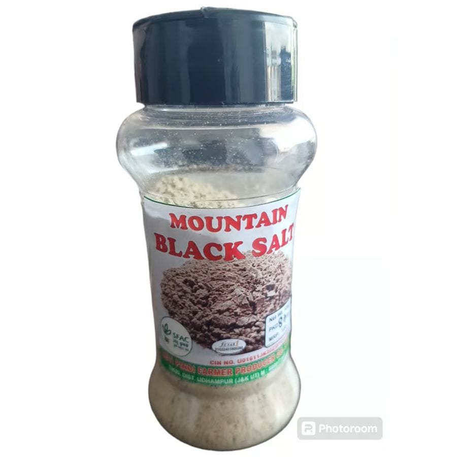 Mountain Black Salt - 100 gm - 100 gm - One plastic shaker bottle