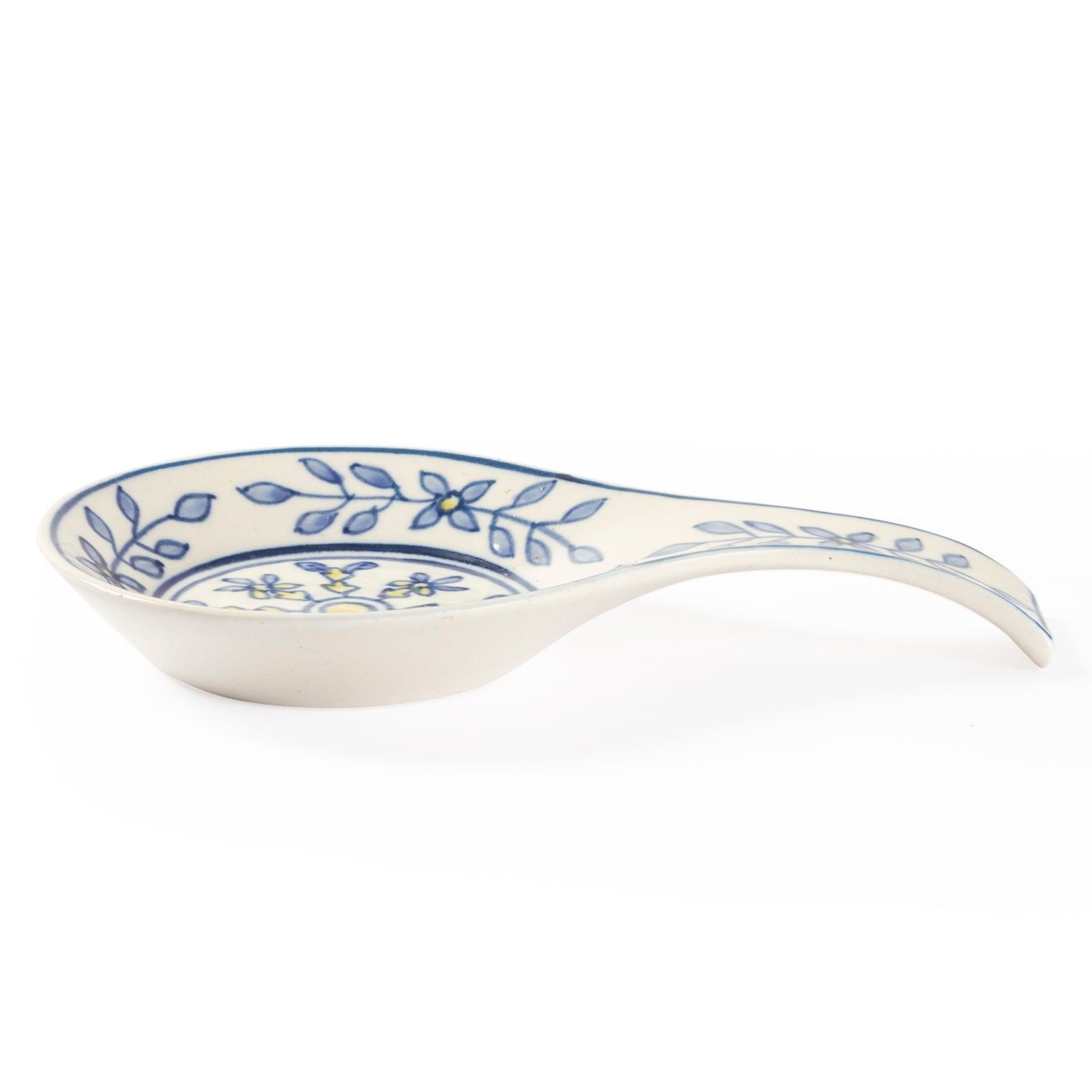 Hand Painted Ceramic Spoon Rests - 9x5.5