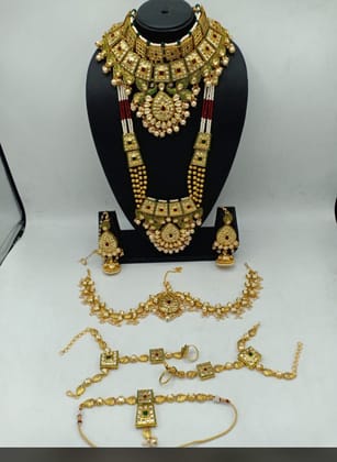 ZEVAR I Kundan Bridal Jewellery Set