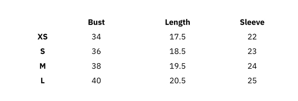 Size Guide