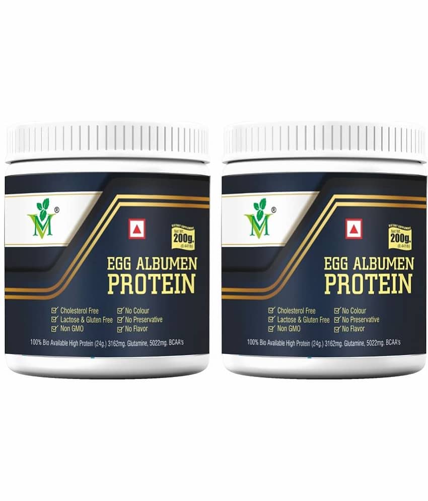 Egg Albumen White Protein Powder Pack of 2 - 200gm