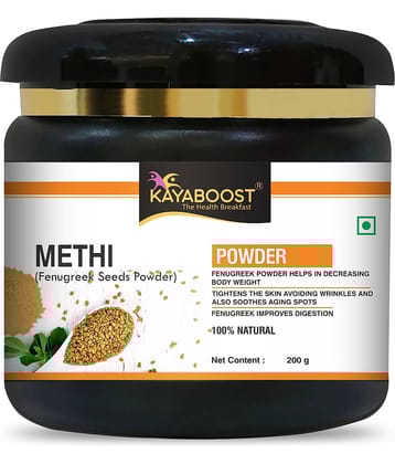 KAYABOOST Fenugreek (Methi) Powder-100% Pure Natural Herbal for Hair Growth (200 g)