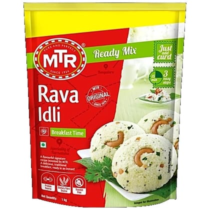 MTR Rava Idli Mix, 1 kg Pouch