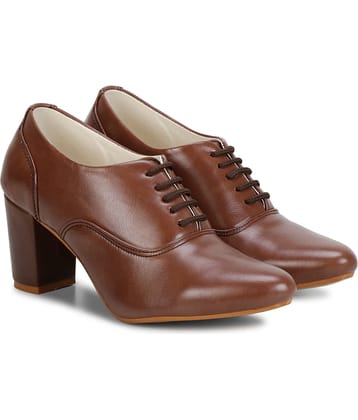 Ishransh - Brown Women's Pumps Heels