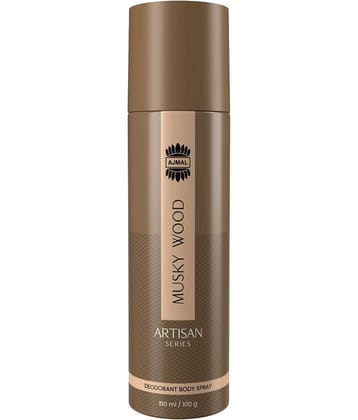 Ajmal Artisan Musky Wood Deodorant Perfume 150ML Long Lasting Spray Gift For Men Pack of 1