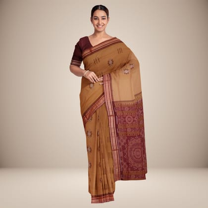 Bomkai Cotton Saree Bomkai Cotton Saree