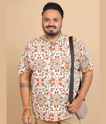 Highlander 100% Cotton Regular Fit Printed Half Sleeves Men's Casual Shirt - Multicolor ( Pack of 1 )