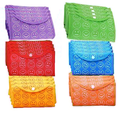 BulkHunt Non Woven Shopping Bags 48 Piece for Return Gift Wedding Birthday Haldi Kumkum Women