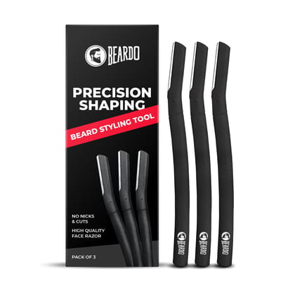 Beardo Beard Styling Tool for Men | Pack of 3 | Beard Styling Razor for Men | Reusable Razor | Sharp, Safe & Precise Shaping Tool | Body Grooming | Beard Shaper | Multi Grooming Beardo Beard Styling Tool for Men | Pack of 3 | Beard Styling Razor for Men Beardo Beard Styling Tool for Men | Pack of 3 | Beard Styling Razor for Men | Reusable Razor | Sharp, Safe & Precise Shaping Tool | Body Grooming | Beard Shaper | Multi Grooming Beardo Beard Styling Tool for Men | Pack of 3 | Beard Styling Razor for Men