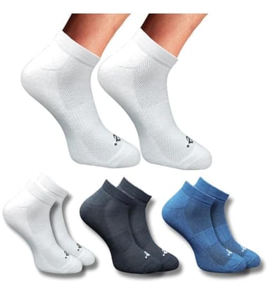 3_Pair Set Unisex Casual Cotton Printed Low Cut Socks (Multicolor)