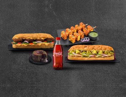 Any 2 Sandwiches + Any Starter [FREE Coke & Choco Lava Cake]
