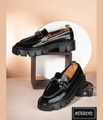 Asteroid Black Men's Horsebit