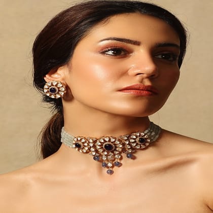 Azure Dew Necklace Set - JBRSSNK541