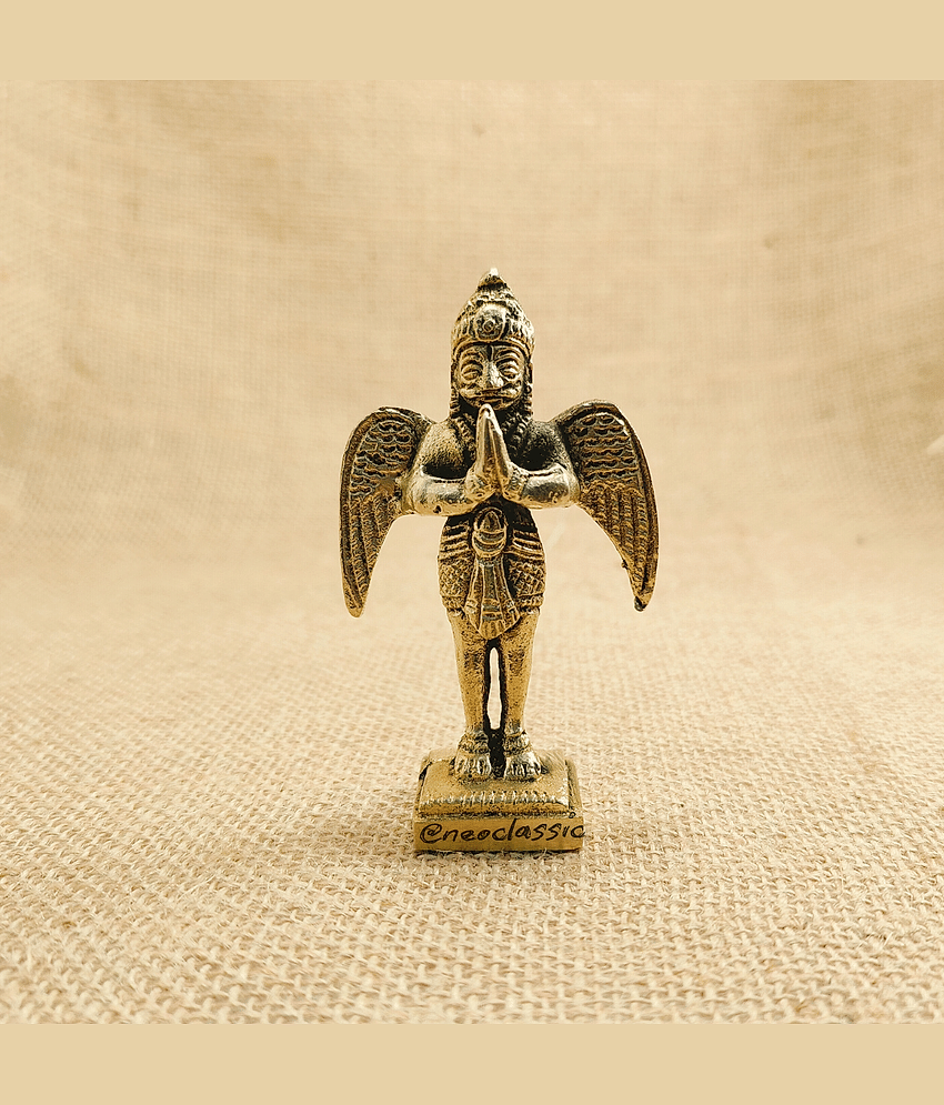Neo Classic Brass Garud Dev Idol ( 8.5 cm )