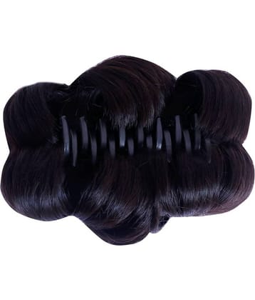 La Belleza - Black Women's Hair Bun ( Pack of 1 )